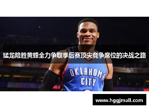 猛龙险胜黄蜂全力争取季后赛顶尖竞争席位的决战之路